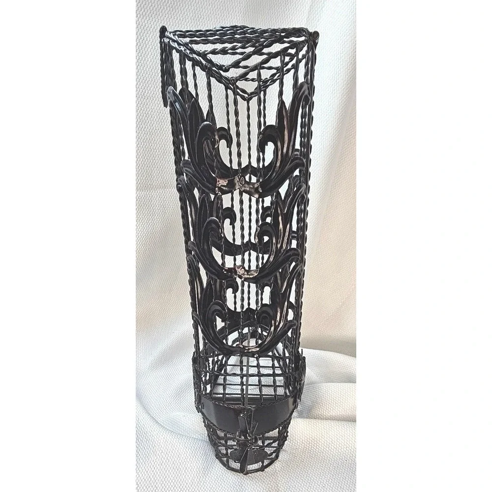 Wine Corks Metal Cowboy Boot Wine Cork Holder Dark Bronze Rustic Western Decor